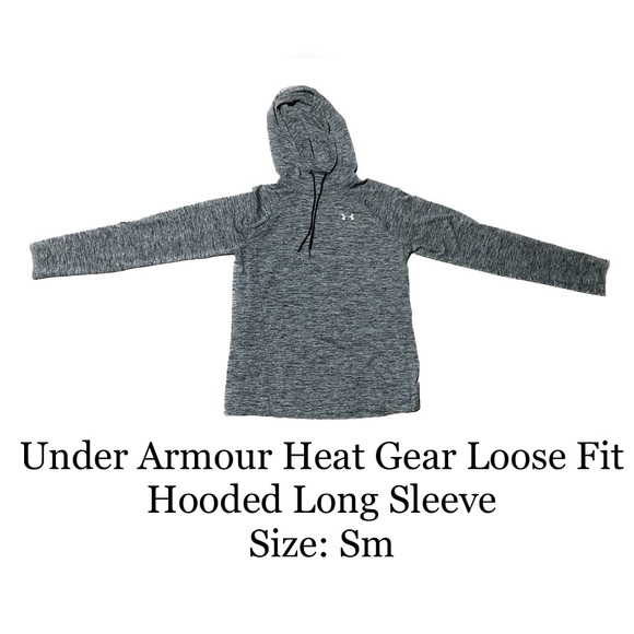 ($15) Under Armour Hooded Long Sleeve, Size: Sm - Picture 1 of 3